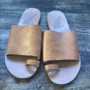 Ancient Greek Ligia sandals tan leather size 39 or us 9